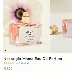 Anthropologie Mama Eau De Parfum in Pink and Gold